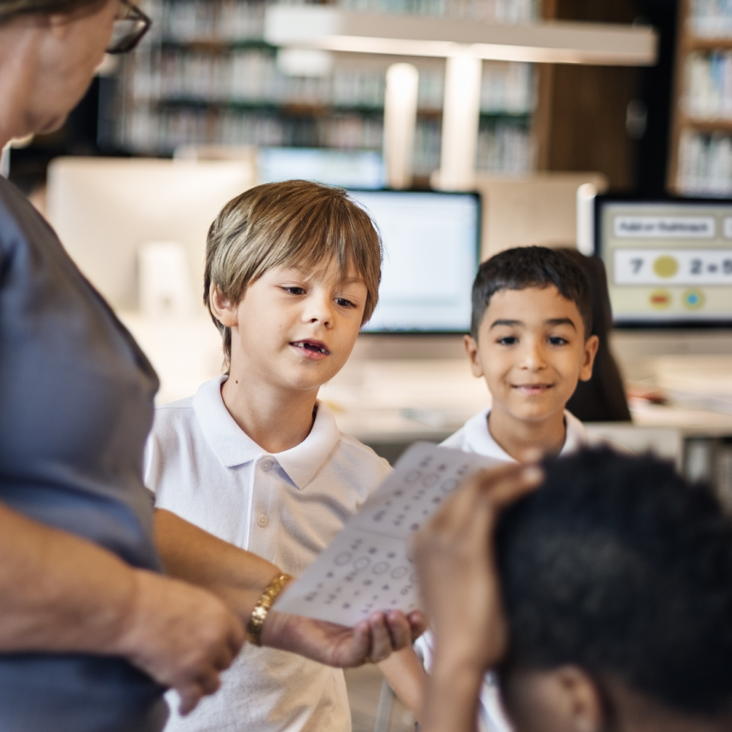 Classroom Learning Mathematics Students Study Concept